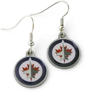 WINNIPEG JETS - LOGOTIPO DEL EQUIPO - PENDIENTES COLGANTES TOTALMENTE NUEVOS - NHL-ER-015-33 - Imagen 1 de 1
