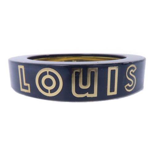 LOUIS VUITTON（LV） Accessori Bracciale LOUIS VUITTON LV GA0142 PVC Oro Nero