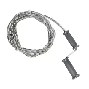 5M Manual Plumber's Drain Snake Cleaner Unblocker for Sink Waste Pipe Sewer - Picture 1 of 4