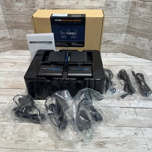 HDMI Extender 1080P@60HZ 1x2 Splitter Gerät über CAT6/6A/7/8 Kabel, Transmissio - Bild 1 von 9