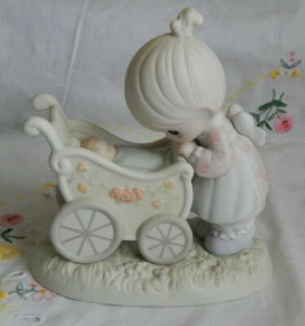 SOMETHING PRECIOUS FROM  ABOVE FIGURINE PRECIOUS MOMENTS  SWORD SYMBOL #524360 - Picture 1 of 6