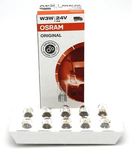10pcs osram 2841 W3W 24V3W W2,1X9,5d 3200K Auxiliary lamp bulb truck bus light - Picture 1 of 9