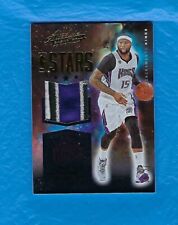 DEMARCUS COUSINS 2015-16 PANINI ABSOLUTE STARS GAME USED PATCH TOUGH #/25 KINGS