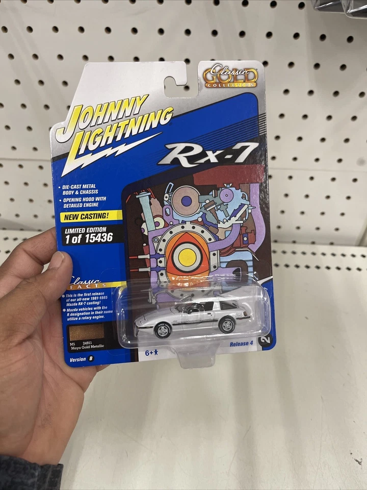 🔥💯JOHNNY WHITE LIGHTNING JLCG027 JLSP191 B 1981 MAZDA RX-7 DIECAST 🔥💯 Chase Foto 1 de 1