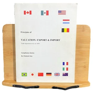 Principle Of Valuation: Export & Import Trade Agreement Act of 1979 Softcover - Picture 1 of 6