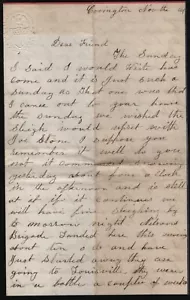 Civil War Soldier's Letter Nov 1861 Covington KY, CSA prisoners chained together - Picture 1 of 4