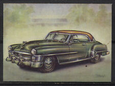 Chrysler New Yorker Newport Coupé 1951 vintage années 1950 carte à collectionner néerlandaise