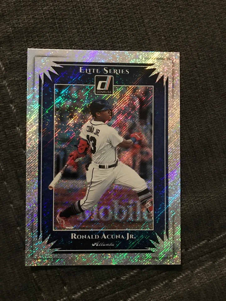 2019 Donruss Elite Series Diamond #1 Ronald Acuna Jr. Atlanta Braves - Image 1 of 1