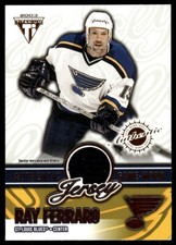 2002-03 Pacific Private Stock Titanium Jerseys RAY FERRARO /1288