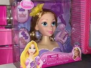 NEW Disney Princess Rapunzel Tangled Styling Head Smiling Version 14 pc RARE - Picture 1 of 4