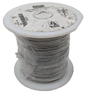 100' Alpha 1232 SV005 Ground Braid Equivalent 12AWG Tinned Copper .375" Wide NEW - Picture 1 of 3
