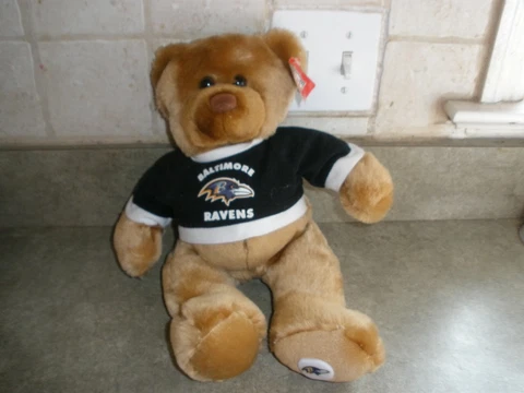 Baltimore Ravens NFL Good Stuff Plush Bear 14" with Tag (P2) Cover