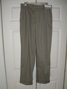 Louis Raphael Pleated Front Dress Pants Oat Tailored Men's Size 30 x 30 (NEW) - Picture 1 of 6