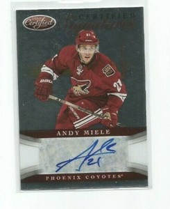 ANDY MIELE (Phoenix) 2012-13 PANINI CERTIFIED CERTIFIED SIGNATURES #CS-AM