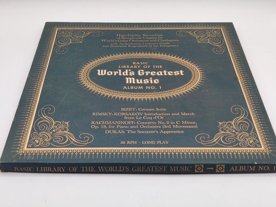 Basic Library of the Worlds Greatest Music Album No. 1, 2, 5, & 6. - Image 1 of 4