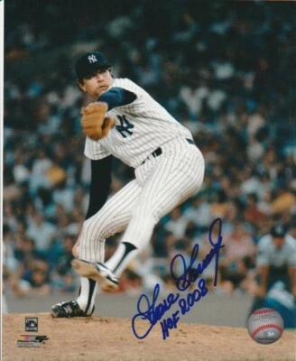 VINTAGE RICH 'GOOSE' GOSSAGE SIGNED NEW YORK NY YANKEES 8x10 PHOTO #2 PROOF! - Image 1 of 2