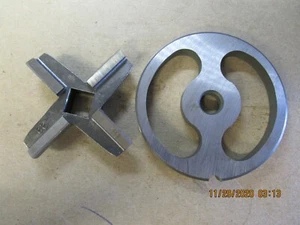 #22 JUEGO DE CUCHILLOS Y PLACAS DE RIÑÓN DE 2 ORIFICIOS AMOLADO - Imagen 1 de 1