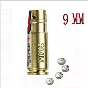 CAL 9mm Red Laser Sight Boresighter Scopes Coopper Bore Sighter for Hunting - Picture 1 of 4