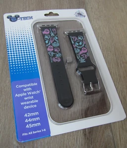 NEW DISNEY D-TECH APPLE WATCH WRIST BAND NIGHTMARE BEFORE CHRISTMAS BLACK JACK - Picture 1 of 1