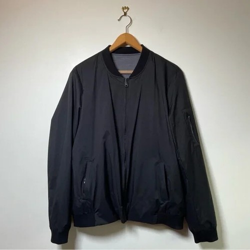 Giacca da volo reversibile Rick Owens Slab Bomber lana merino