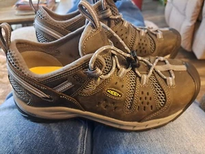 Keen Utility Brown/Gray Steel Toe Hiking Work Boots ASTM F2413-18 Men's 9M - Picture 1 of 6