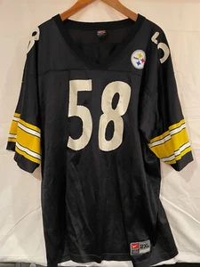 CAMISETA VINTAGE DE LOS PITTSBURGH STEELERS # 58 BENAVIDEZ NIKE XXL AÑOS 90? - Imagen 1 de 13