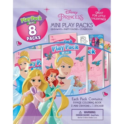 40 paquetes de juegos de princesas Disney con libros para colorear, pegatinas, crayones favoritos de fiesta Foto 1 de 4