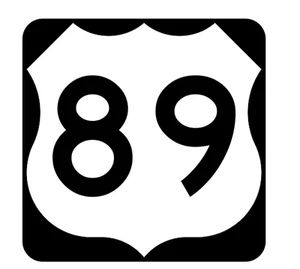 US Route 89 Sticker R1947 Highway Sign Road Sign - Picture 1 of 1