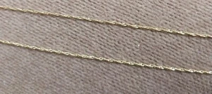 14 Kt. Gold Italien Singapur Halskette 19,5" lang - Bild 1 von 10