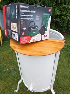 Dampfwachsschmelzer mit Dampferzeuger, Eigenbau, für Hobby-Imker, - Bild 1 von 3
