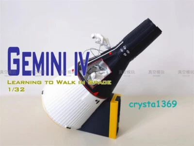 1/32 7.6'' High Gemini Manned Spacecraft  3D Printed Plastic Finished Model Toy - Image 1 of 4