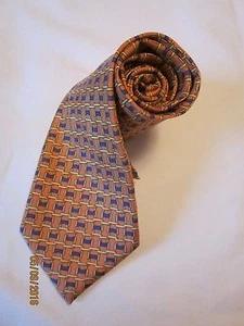 Paul Fredrick Orange Silk Neck Tie - Picture 1 of 2