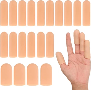 20 PIEZAS Cunas de Gel para Dedos, Protectores de Dedos de Silicona, Fundas Protectoras para Pulgares - Imagen 1 de 12
