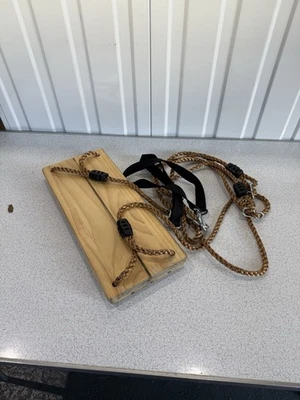 Wooden Tree Swing Set for Kids & Toddlers | Outdoor Garden Porch Playground |... - Image 1 of 4