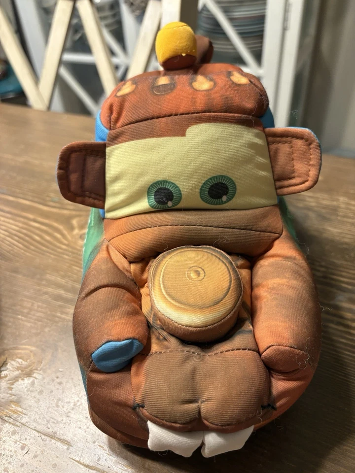 Camión de remolque de felpa suave Talking Mater de Disney Pixar Cars probado funciona 12" Foto 1 de 3