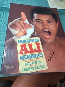 MUHAMMAD ALI MEMORIES LARGE BOOK THAT IS SIGNED - Picture 1 of 18