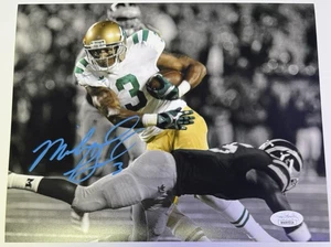 Foto firmada por Michael Floyd 8x10 Notre Dame luchando irlandesa certificado de autenticidad JSA - Imagen 1 de 1