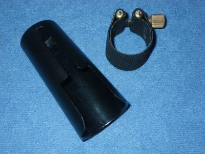 LIGATURA SAXOFÓN ALTO OSCURO ROVNER 1RL para BOQUILLA YAMAHA MEYER VANDOREN ETC. Foto 1 de 4