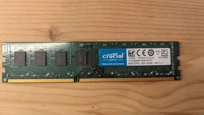 Crucial 8GB DDR3L-1600 Arbeitsspeicher - RAM - CT102464BD160B - Bild 1 von 2