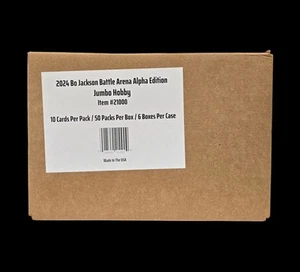 2024 Bo Jackson Battle Arena Full 6 Box Jumbo Case 3 Autos Per Box - Picture 1 of 3