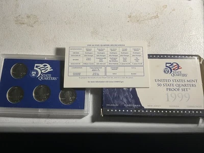 Philadelphia 1999 States Commemorative Quarters Proof Set - Image 1 of 3