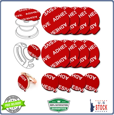 PKYAA 8-Pack Adhesive with Socket Base, 4pcs Pads for Car Magnetic Phone Holder - Image 1 of 4