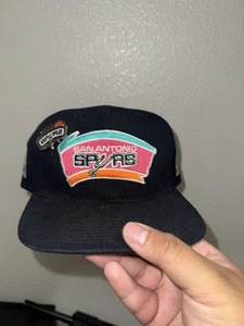 Vintage San Antonio Spurs Sport Specialties “Plain Logo” SnapBack Hat - Picture 1 of 4