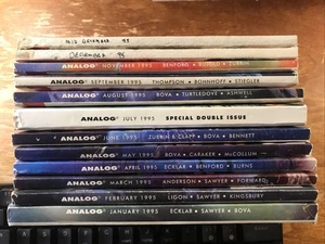 Analog Science Fiction & Fact 1995 12 Issue Magazine Lot FREE SHIPPING - Bild 1 von 7