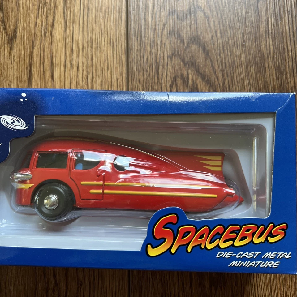 VINTAGE Xonex Limited Edition Die Cast Red 50s Spacebus  Bullet Car 1998 - Image 1 of 4