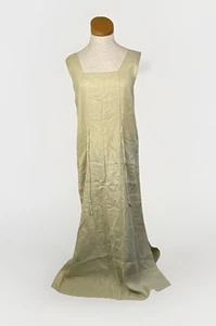 Vintage Flax Jeanne Engelhart Linen Maxi Dress Sleeveless Size Small - Picture 1 of 10