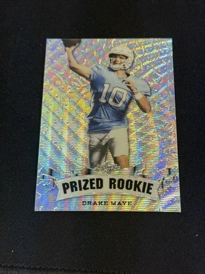 Drake Maye 2023 Leaf Prized Metal Rookie/25 RC Patriots Foto 1 de 2