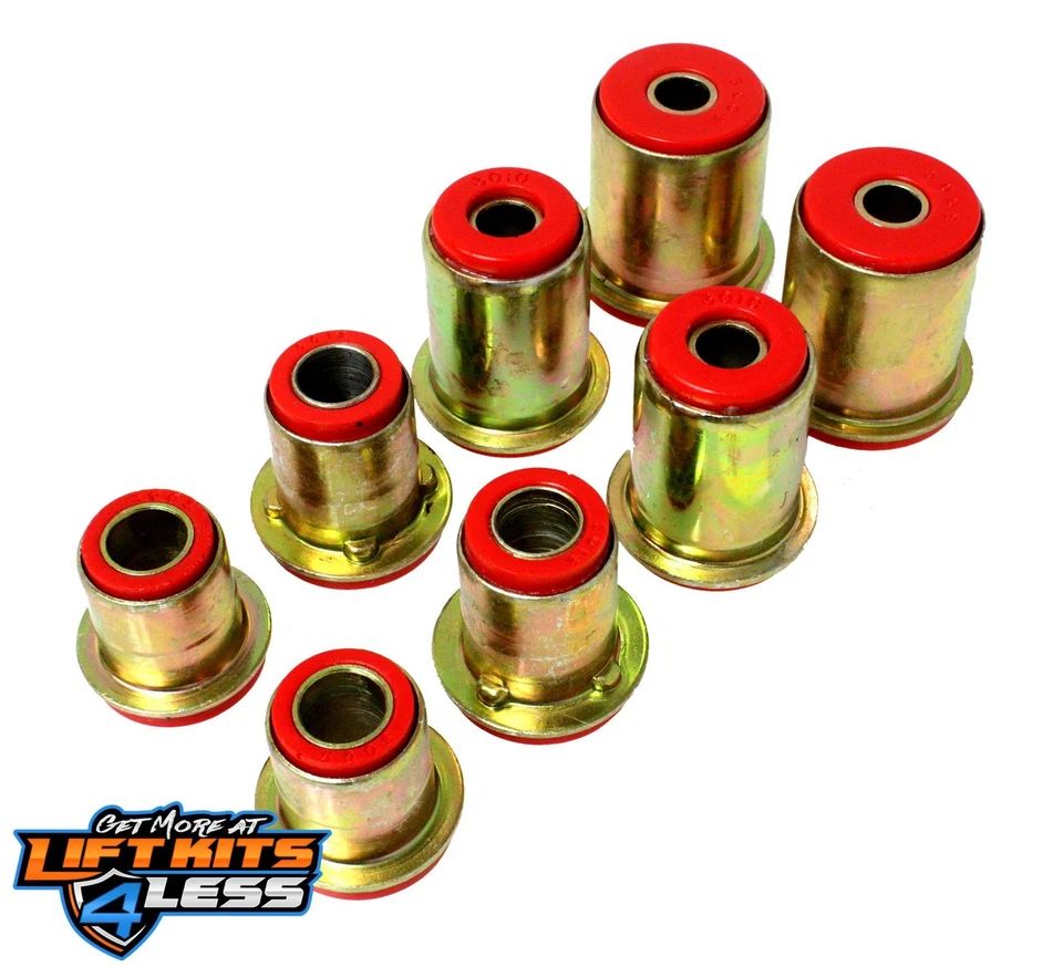 Juego de bujes de brazo de control de suspensión Energy - rojo - delantero - 1 5/8 pulgadas OD - Perform Foto 1 de 2