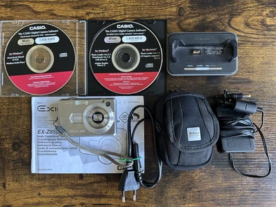 Casio Exilim EX-Z850 Kamera 8.1MP Silber – getestet, gebraucht, voll funktionsfä - Bild 1 von 4
