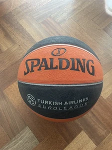 Spalding Turkish Airlines Euroleague Size 7 Basketball - Picture 1 of 3